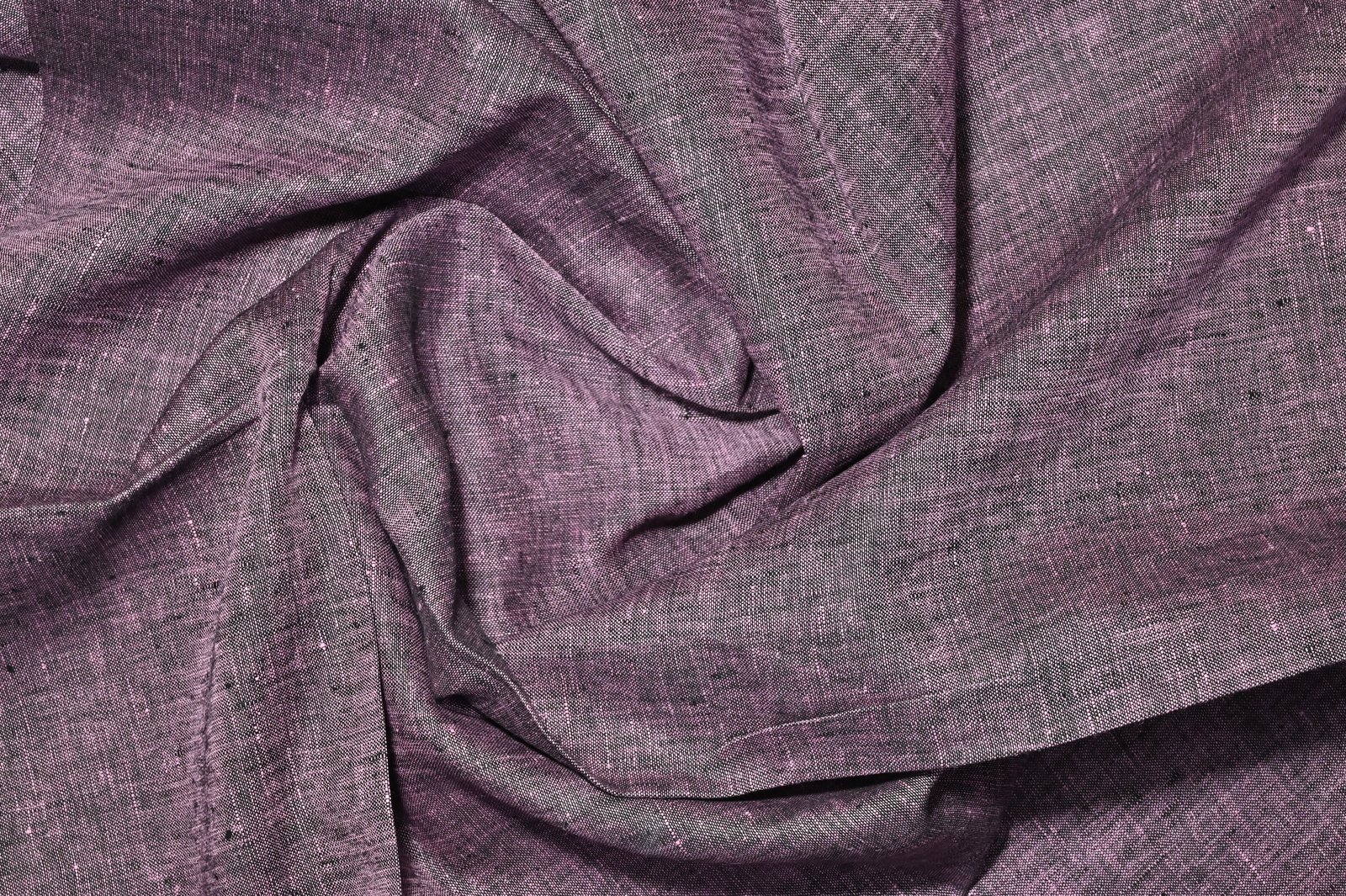 40 Lea Dusty Mauve Pure Linen Shirting